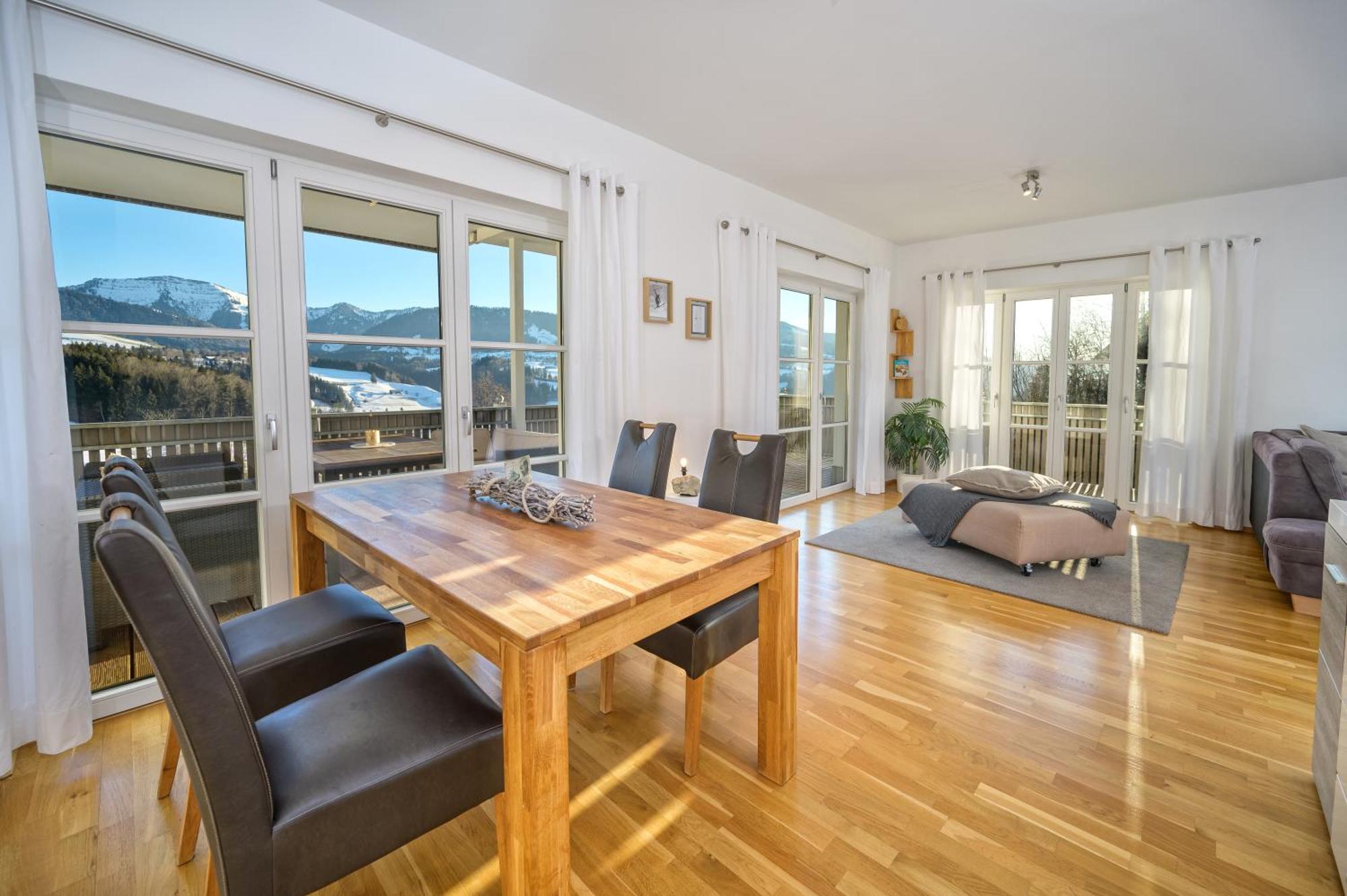 Haus "Bergblick" Ferienwohnung Hochgrat Oberstaufen Mit 2 Schlafzimmer Exterior photo