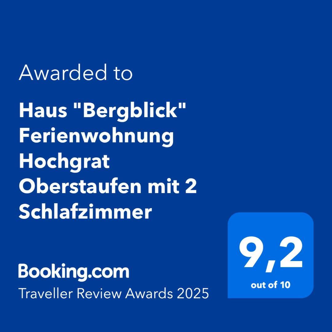 Haus "Bergblick" Ferienwohnung Hochgrat Oberstaufen Mit 2 Schlafzimmer Exterior photo